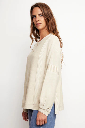 Sweater Viga Organico Beige Mujer