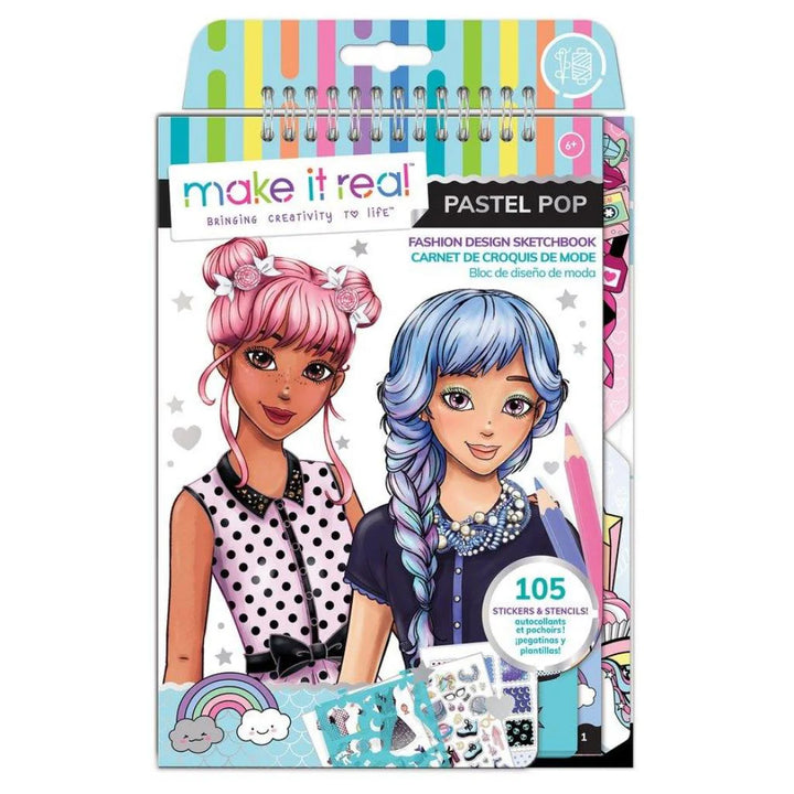 Fashion Design Sketchbook: Pastel Pop!