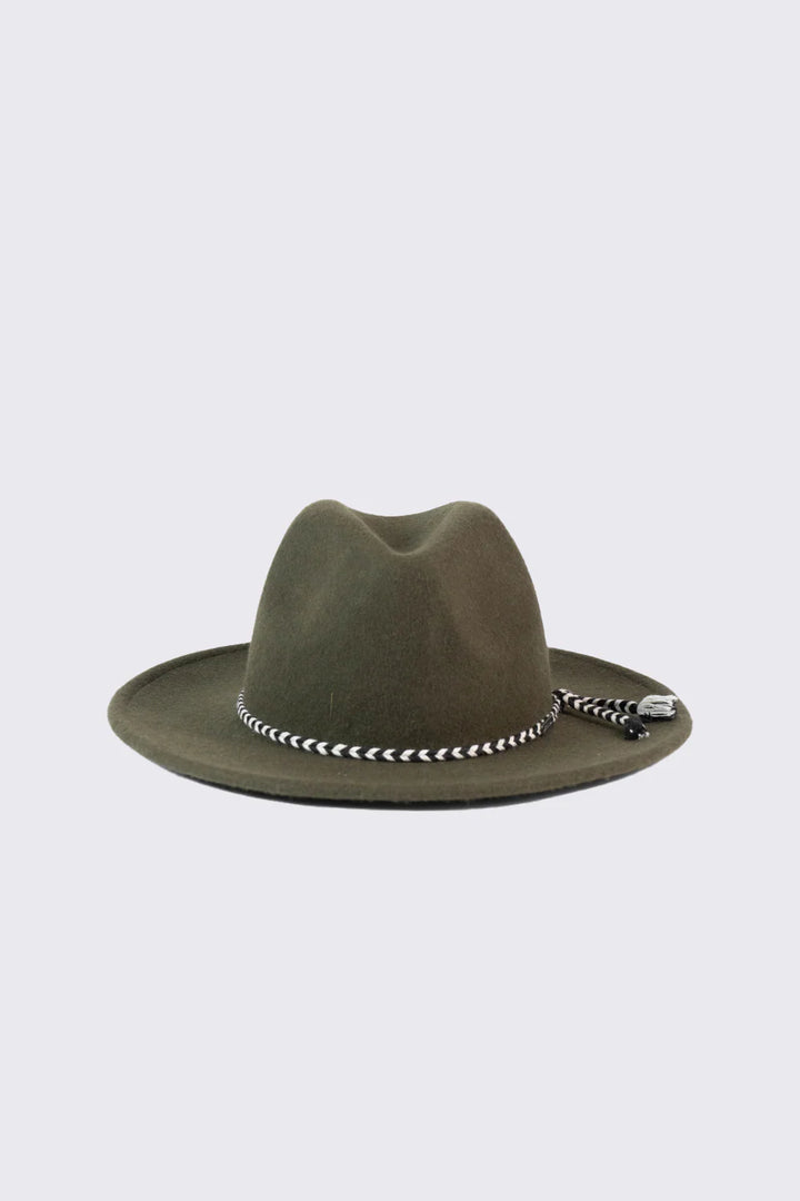 Sombrero Tilo Fibra de Origen Natural Verde