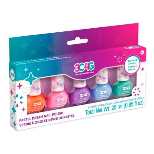Pastel Dreams Nail Polish 5-Pack